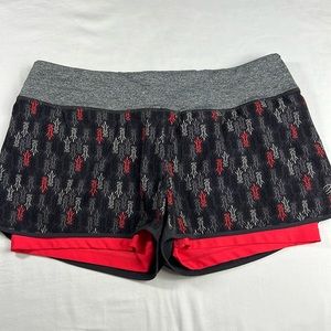 MPG L Grey/Coral Athletic Shorts